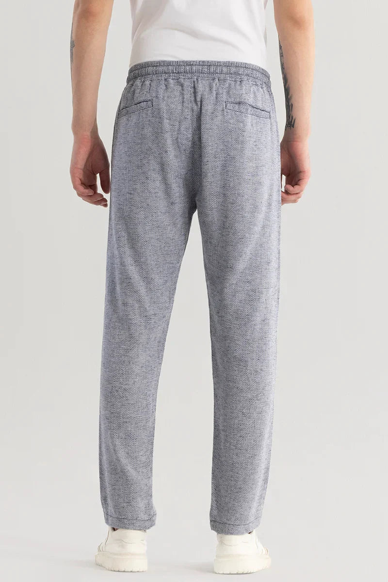 Comfylex Ash Grey Linen Blend Trouser