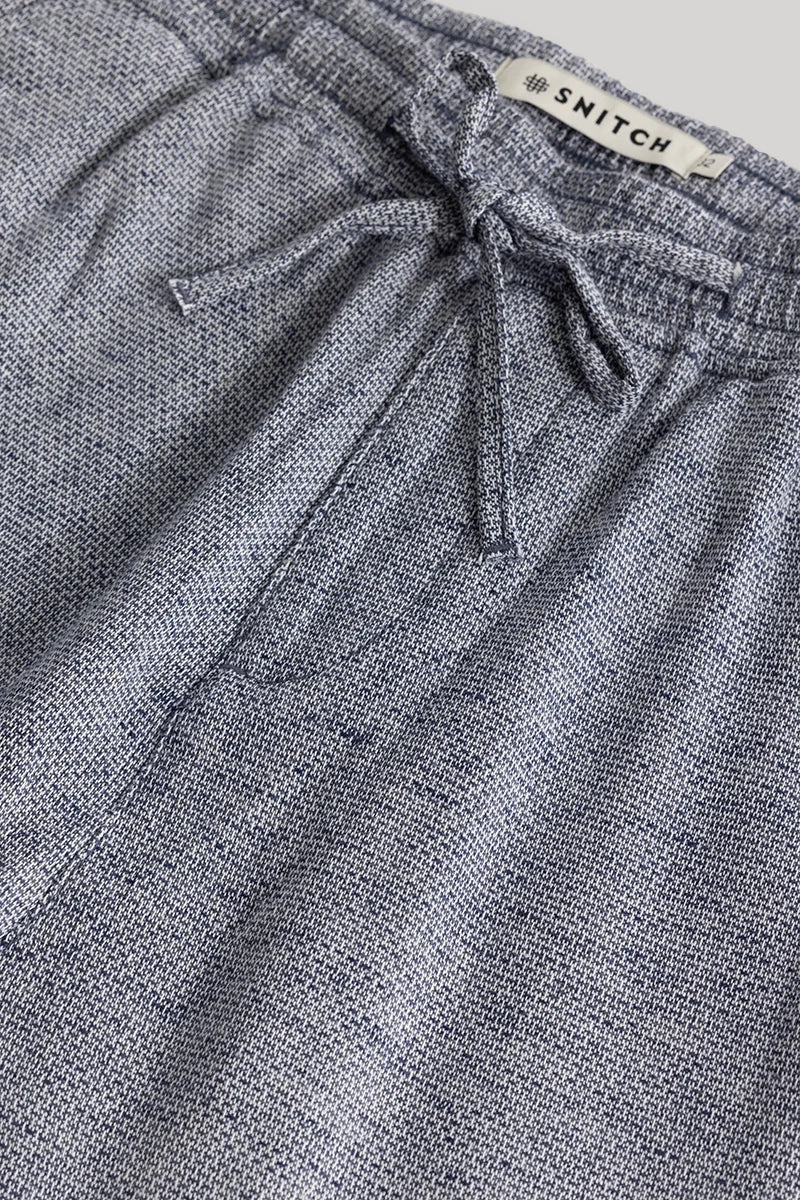 Comfylex Ash Grey Linen Blend Trouser