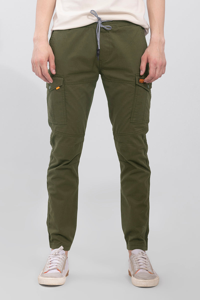 Broly Olive Cargo Jogger