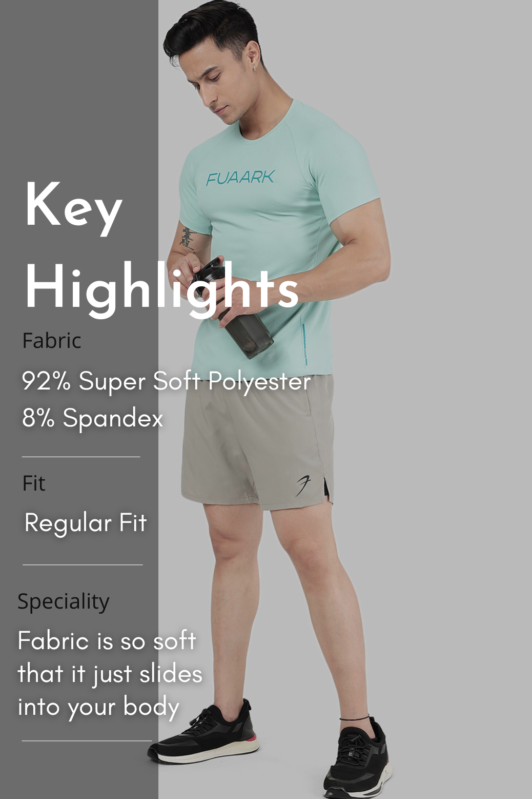 Aura Textured T-shirt Sea Green
