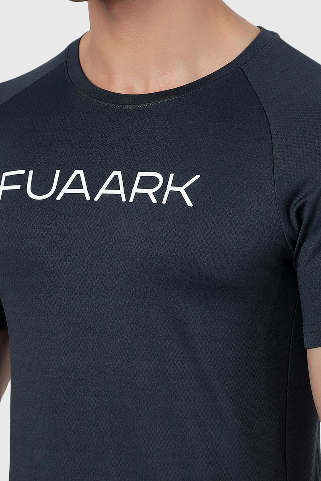 Aura Textured T-shirt Graphite