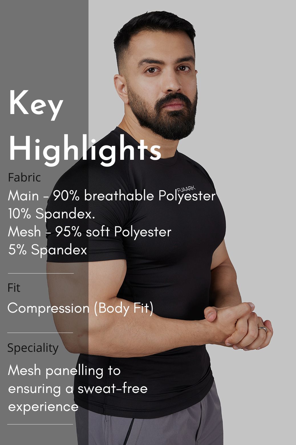 Compression 2.0 T-shirt Black