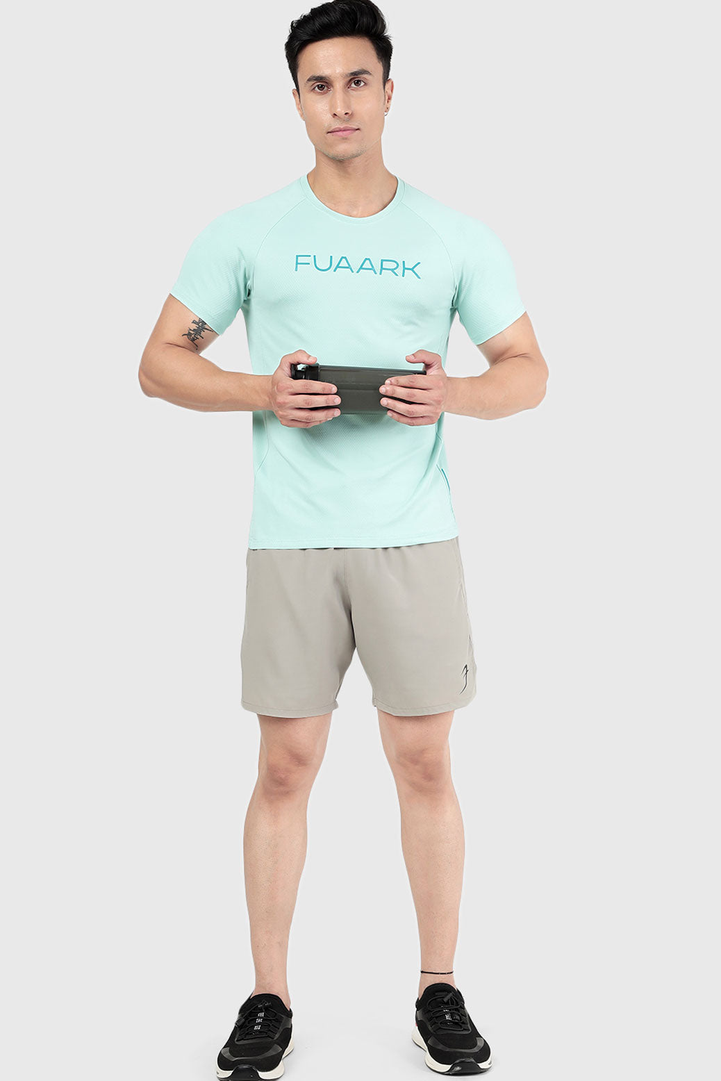 Aura Textured T-shirt Sea Green