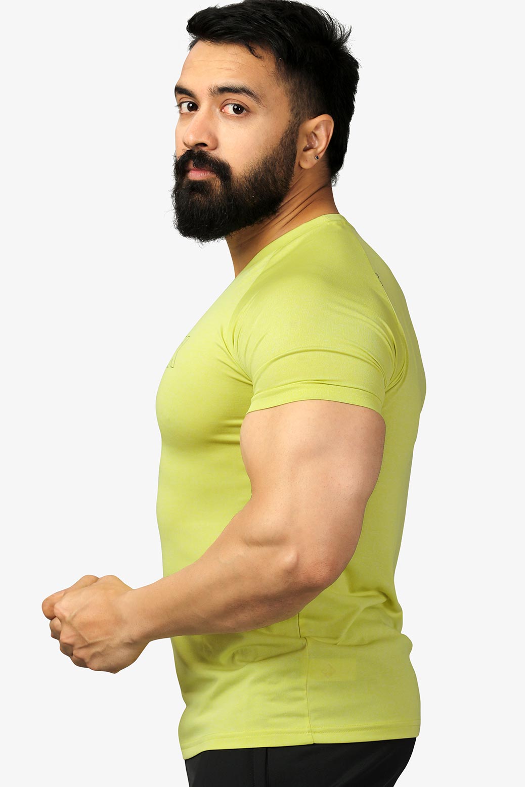 Bold Melange T-shirt Yellow