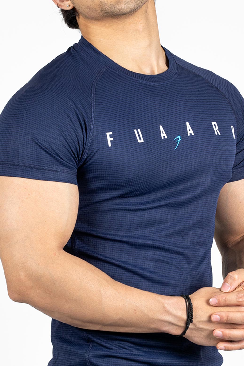 Checks T-shirt Navy