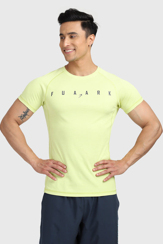 Checks T-shirt Lime