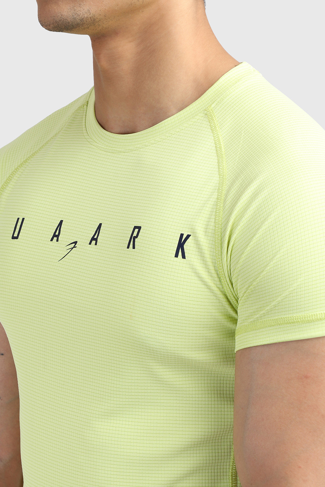 Checks T-shirt Lime