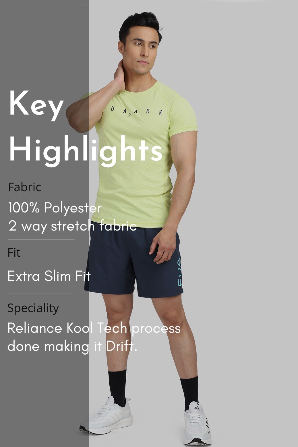Checks T-shirt Lime