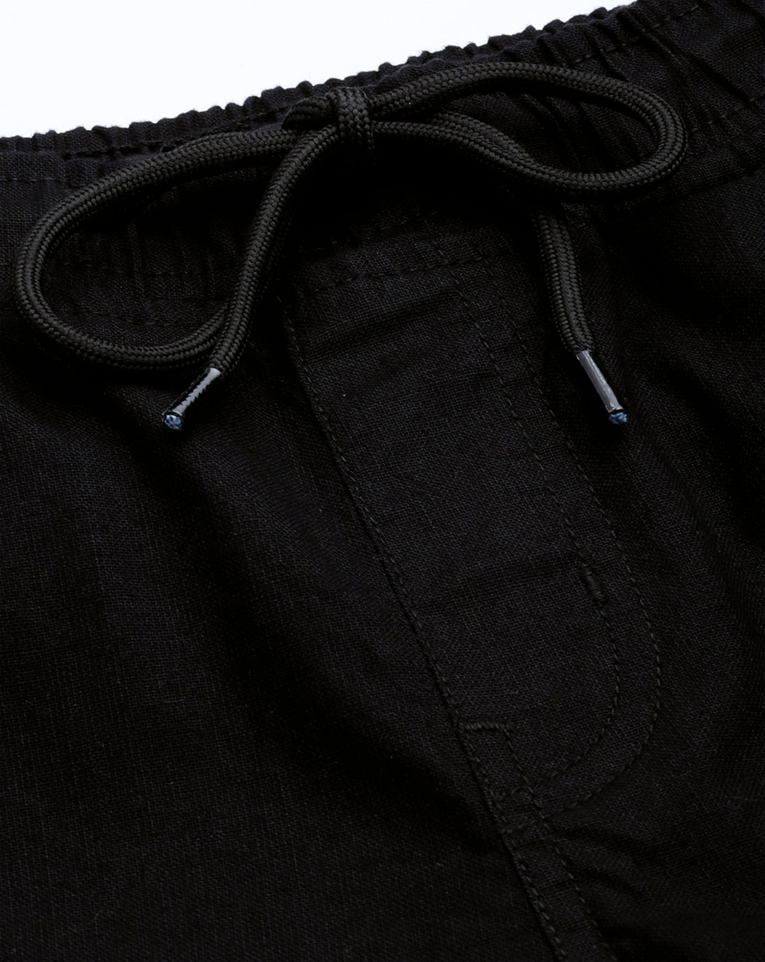 Men Black Slim Fit Solid Casual Jogger