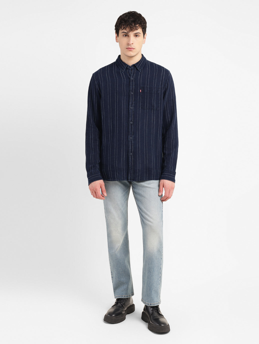 Men's Striped Slim Fit Shirt