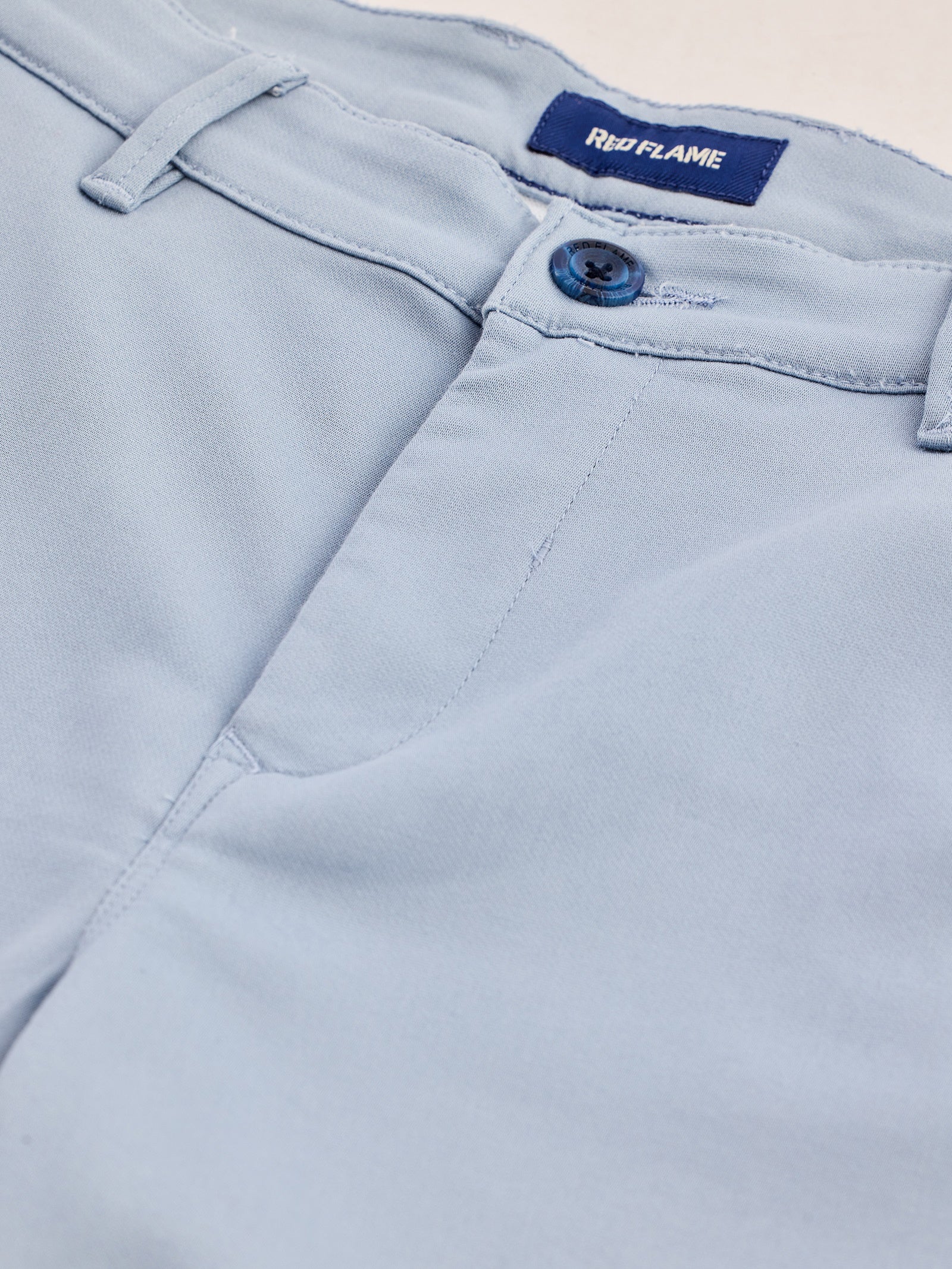 Blue Stretch Slim Fit Trouser
