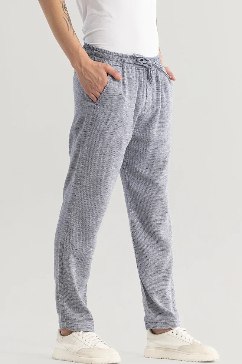 Comfylex Ash Grey Linen Blend Trouser
