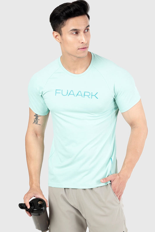 Aura Textured T-shirt Sea Green