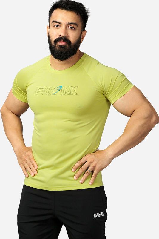 Bold Melange T-shirt Yellow