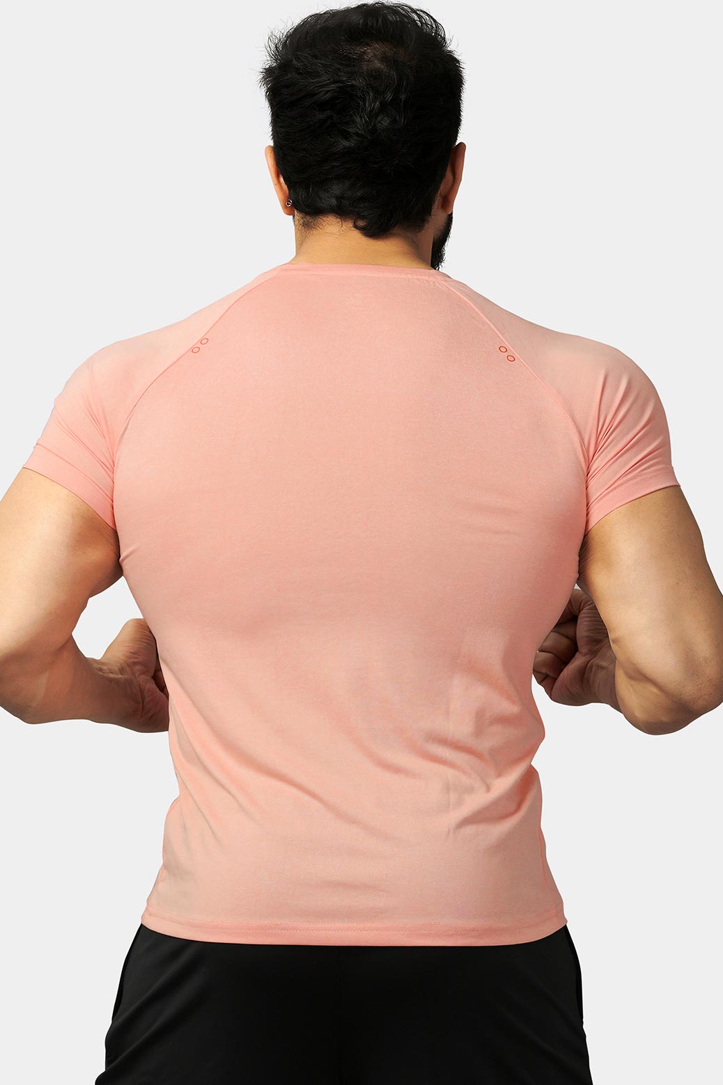 Bold Melange T-shirt Pink