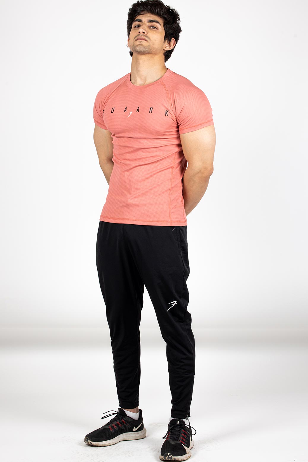 Checks T-shirt Pink
